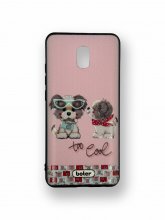 کاور دخترانه طرح سگ بامزه فانتزی redmi 8