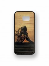 قاب دخترانه با تصویر دیجیتالی از دختر مو بلند سامسونگ S7 edge